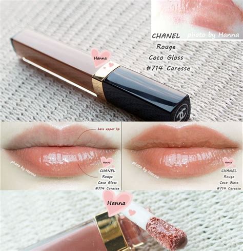 chanel caresse lip gloss|Chanel rouge lipstick.